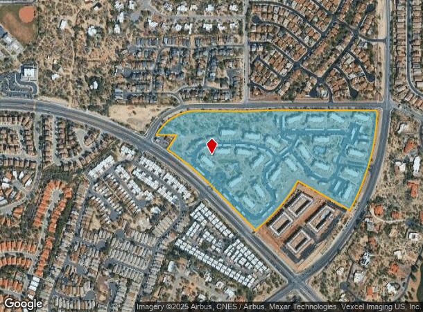  8323 N Shannon Rd, Tucson, AZ Parcel Map