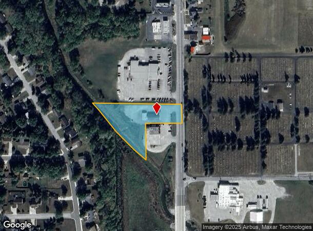 702 S Jefferson St, Ossian, IN Parcel Map