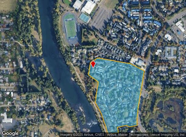  655 Goodpasture Island Rd, Eugene, OR Parcel Map