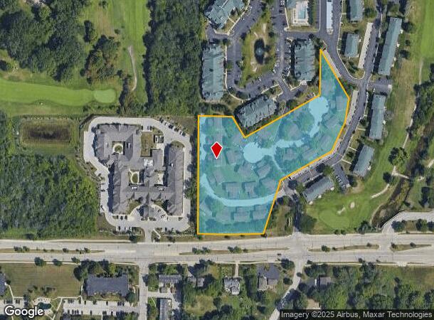 1350 Greenway Ter, Brookfield, WI Parcel Map
