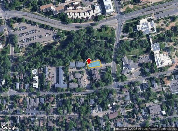  865 Arapahoe Ave, Boulder, CO Parcel Map
