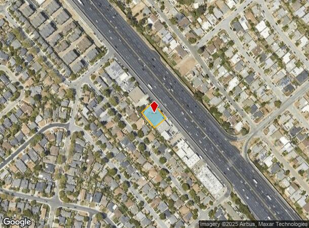  1206 S Amphlett Blvd, San Mateo, CA Parcel Map