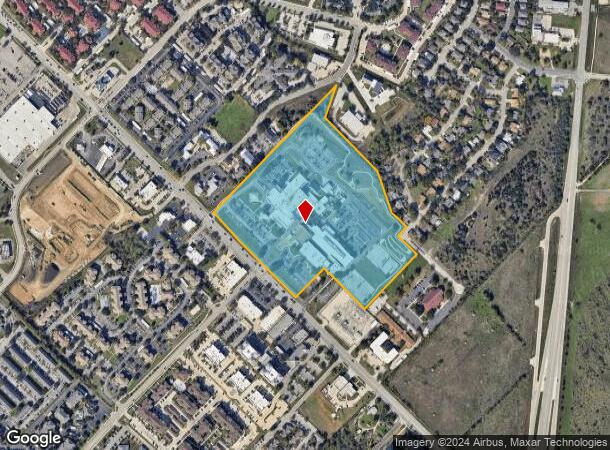  1301 Wonder World Dr, San Marcos, TX Parcel Map