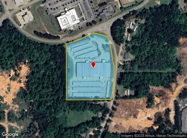  5491 Plaza Dr, Flowood, MS Parcel Map