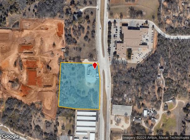  209 N Mayhill Rd, Denton, TX Parcel Map