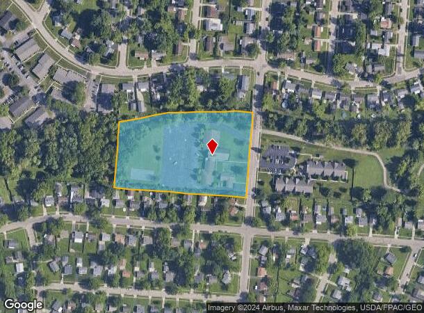  2675 Galewood St, Dayton, OH Parcel Map