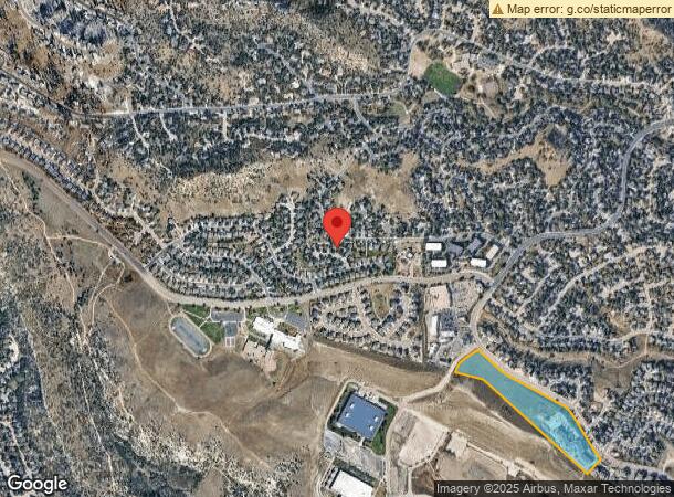  551 S Rockrimmon Blvd, Colorado Springs, CO Parcel Map