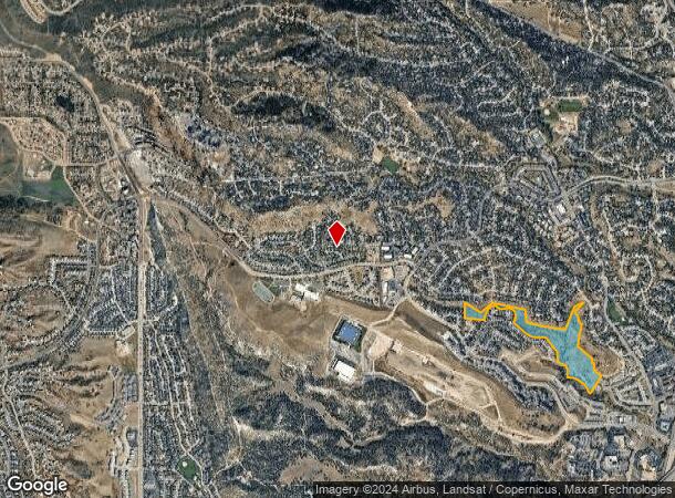  S Rockrimmon Blvd, Colorado Springs, CO Parcel Map