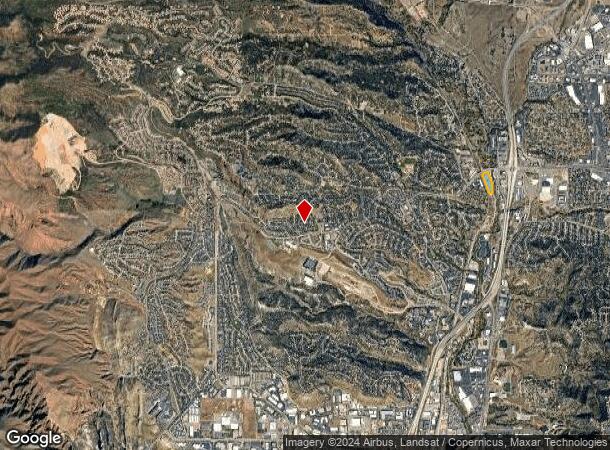  6910 Mark Dabling Blvd, Colorado Springs, CO Parcel Map