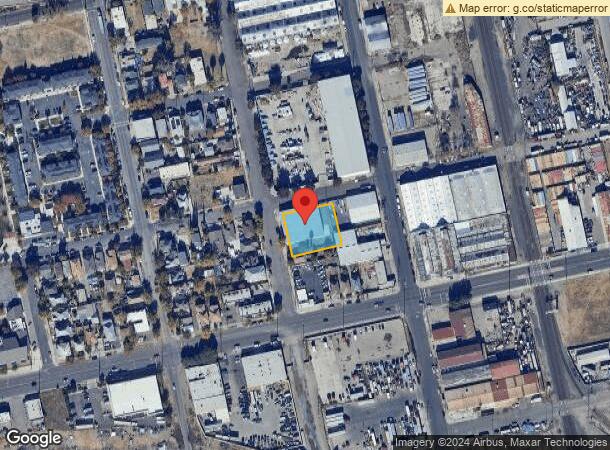  816 E Church St, Stockton, CA Parcel Map