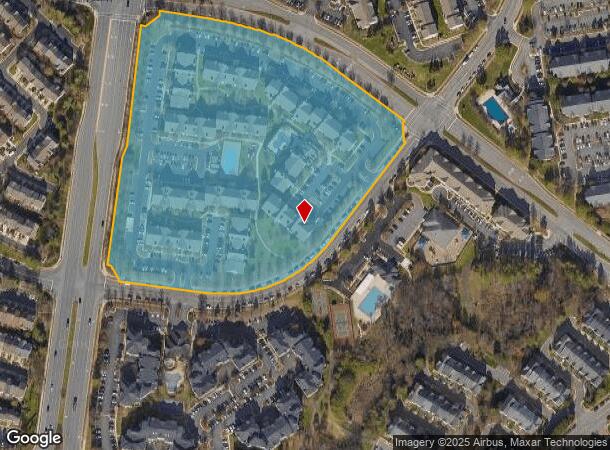 2501 Farmcrest Dr, Herndon, VA Parcel Map
