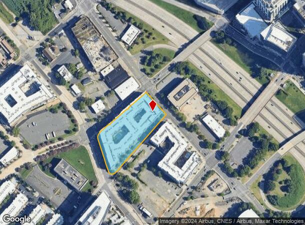  1035 W Church St, Charlotte, NC Parcel Map