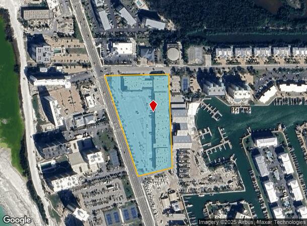  7205 Estero Blvd, Fort Myers Beach, FL Parcel Map