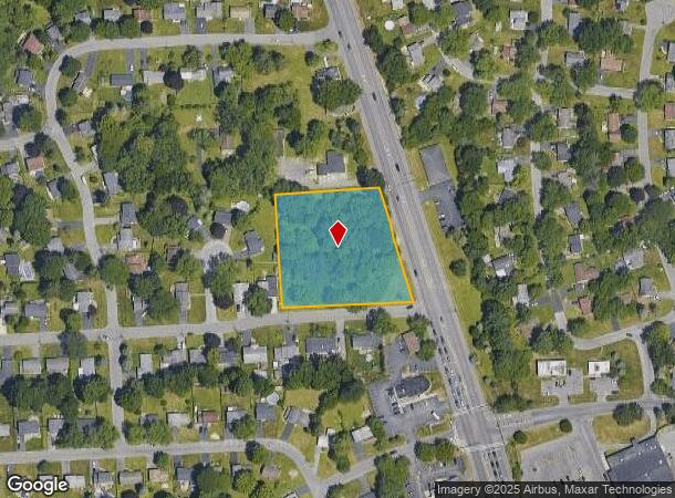 7671 Oswego Rd, Liverpool, NY Parcel Map