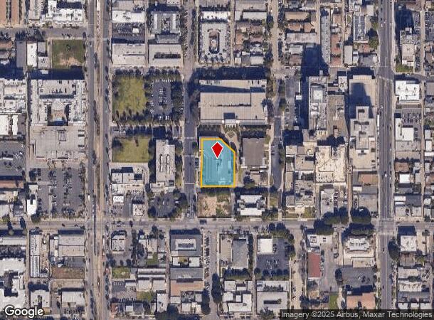  1040 Elm Ave, Long Beach, CA Parcel Map