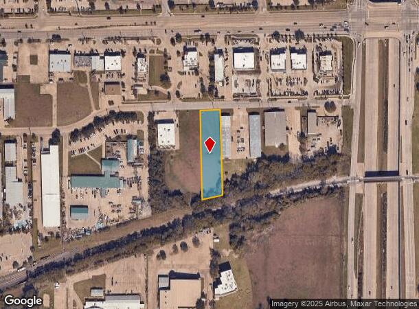  4612 Industrial St, Rowlett, TX Parcel Map
