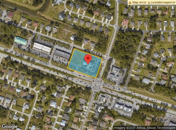  1309 Sw Gatlin Blvd, Port Saint Lucie, FL Parcel Map