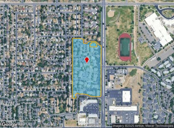  2075 S Paris Way, Aurora, CO Parcel Map