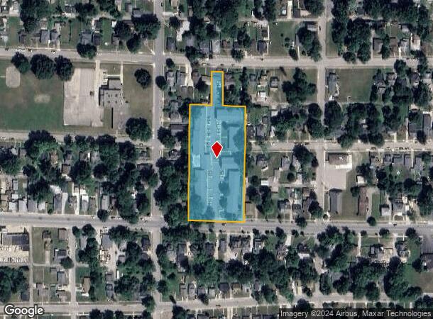  1312 W 8Th St, Anderson, IN Parcel Map