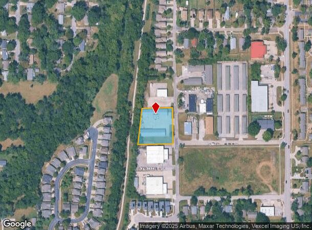  1729 Bullene Ave, Lawrence, KS Parcel Map