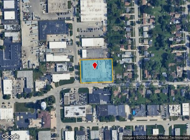 502 W Winthrop Ave, Addison, IL Parcel Map