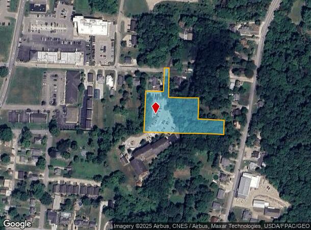  1100 Maple Ct, Cambridge, OH Parcel Map