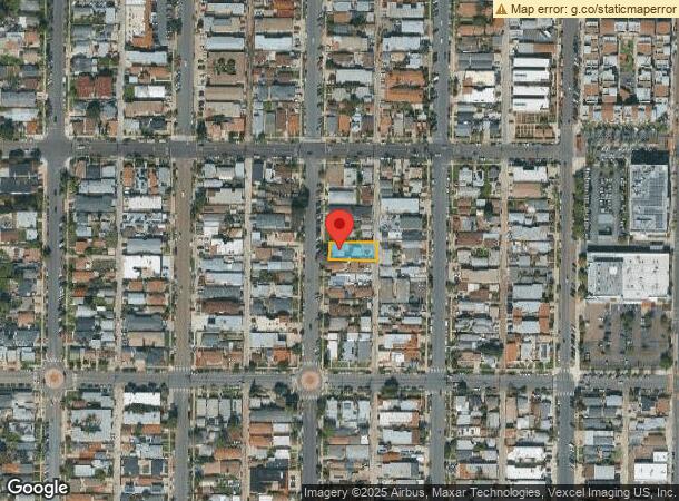 3753 42Nd St, San Diego, CA Parcel Map