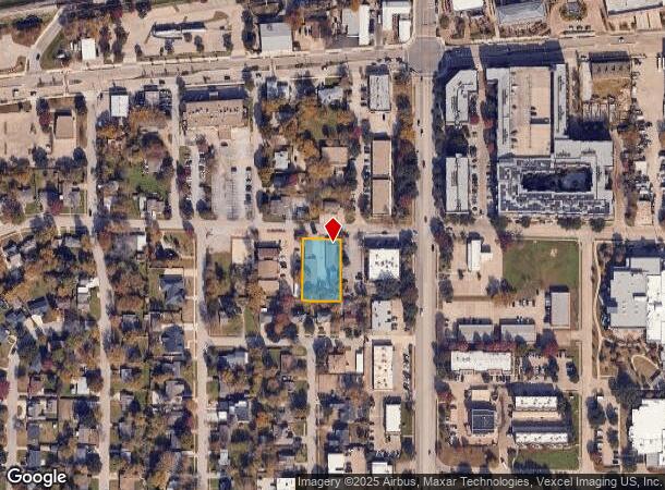 203 W Nash St, Grapevine, TX Parcel Map