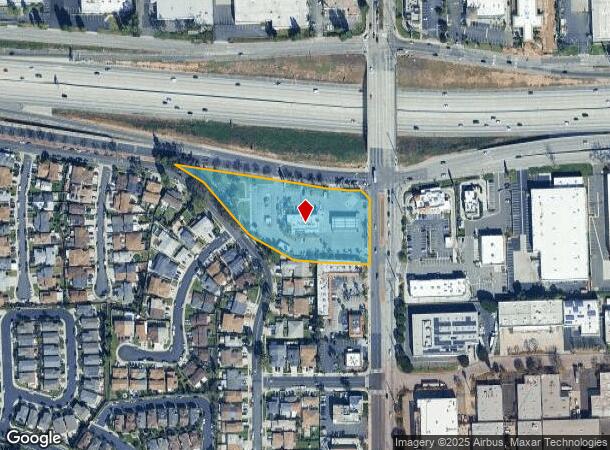  17455 Central Ave, Carson, CA Parcel Map