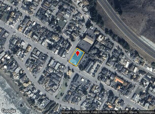 301 S Ocean Ave, Cayucos, CA Parcel Map