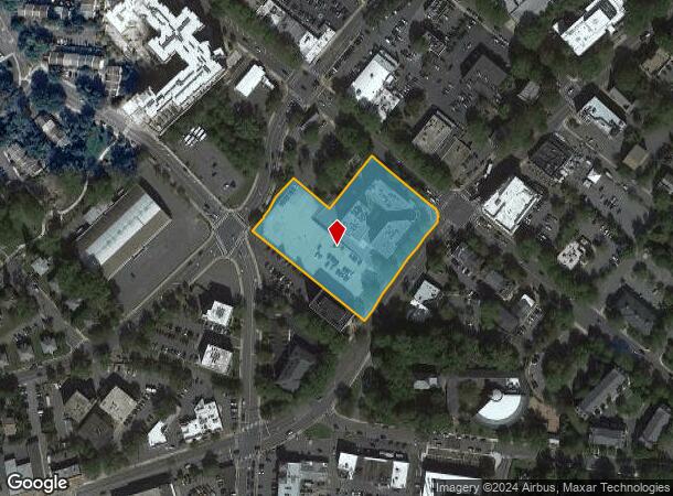  101 W Broad St, Falls Church, VA Parcel Map