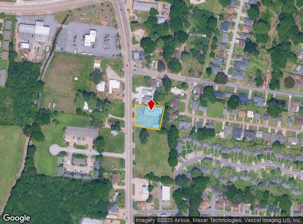  1010 N University Ave, Lafayette, LA Parcel Map