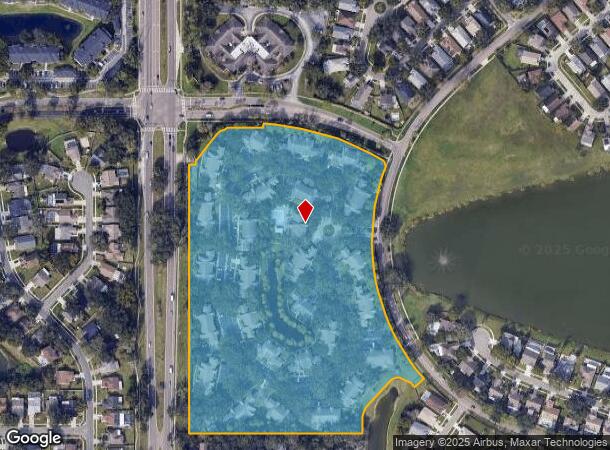  1702 Chapel Tree Cir, Brandon, FL Parcel Map