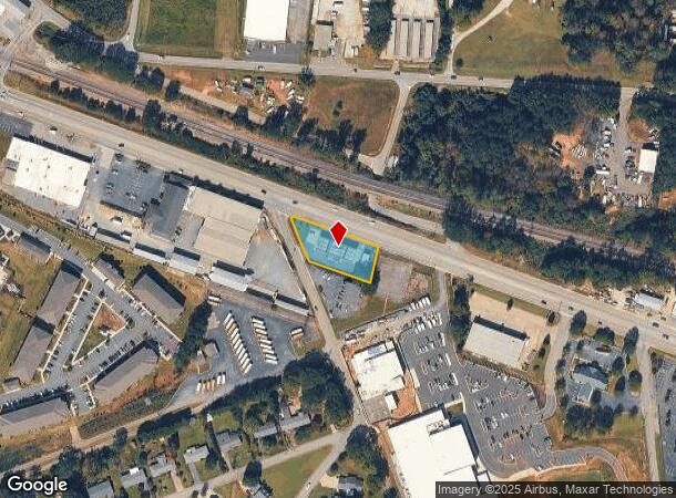 1402 E Main St, Easley, SC Parcel Map