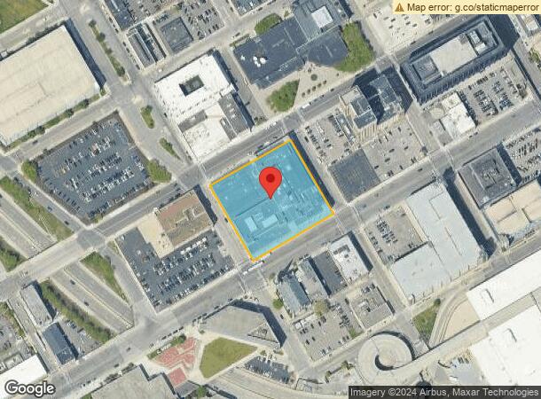  615 W Lafayette Blvd, Detroit, MI Parcel Map