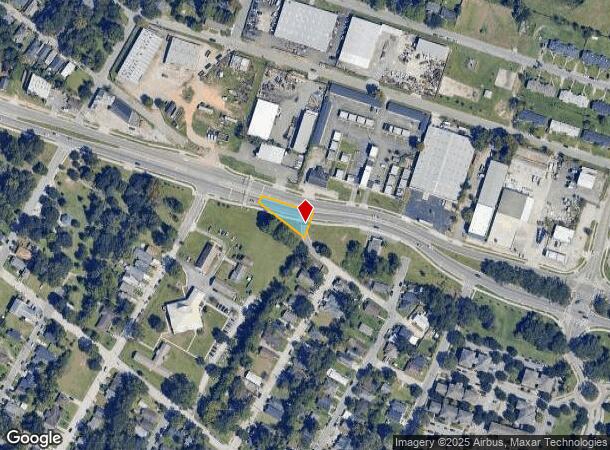  1625 W Bay St, Savannah, GA Parcel Map