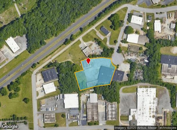 1024 Porter St, High Point, NC Parcel Map