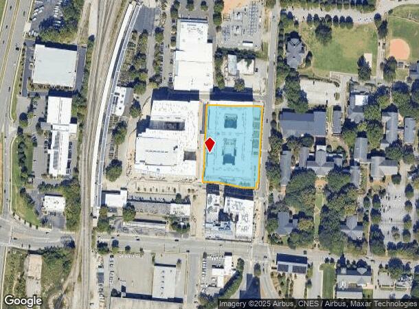  10 W Seaboard Ave, Raleigh, NC Parcel Map