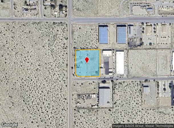  14250 Little Morongo Rd, Desert Hot Springs, CA Parcel Map