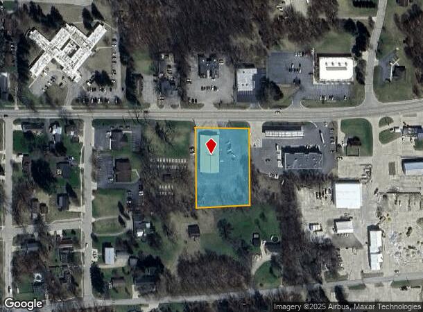  869 E Lincoln Ave, Ionia, MI Parcel Map