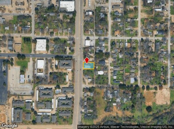 311 S Collins St, Arlington, TX Parcel Map