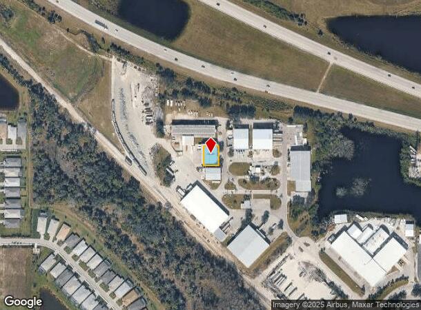 7890 Interstate Ct, North Fort Myers, FL Parcel Map
