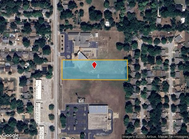  7821 S Elm Pl, Broken Arrow, OK Parcel Map