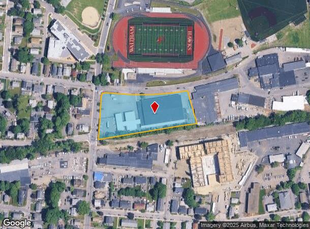  19 Athletic Field Rd, Waltham, MA Parcel Map