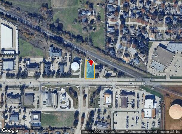 1992 Justin Rd, Lewisville, TX Parcel Map