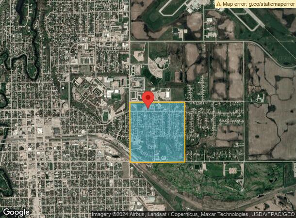  402 14Th Ave Ne, Jamestown, ND Parcel Map