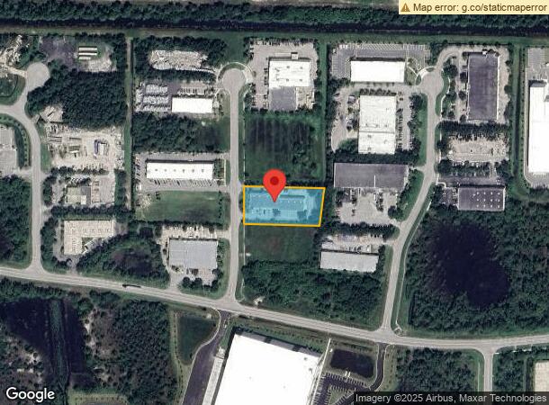  15828 Mercantile Ct, Jupiter, FL Parcel Map