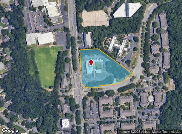 4891 Ashford Dunwoody Rd, Atlanta, GA Parcel Map