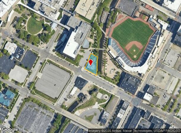  47 W Exchange St, Akron, OH Parcel Map