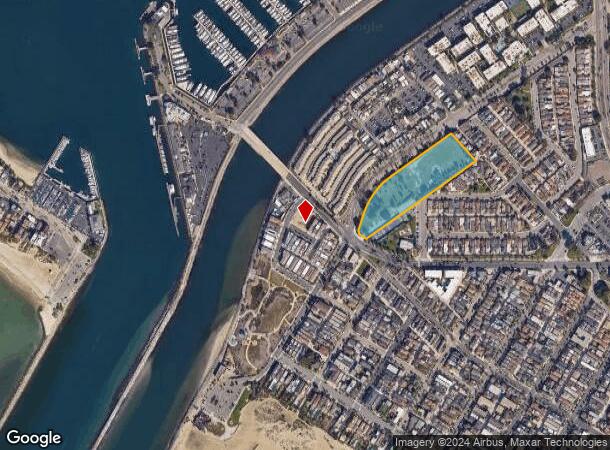  99 Marina Dr, Seal Beach, CA Parcel Map